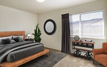 Master suite with walk-in closet*